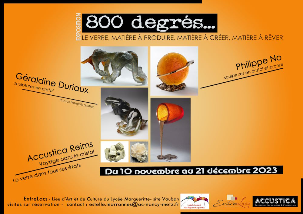 affiche expo verre